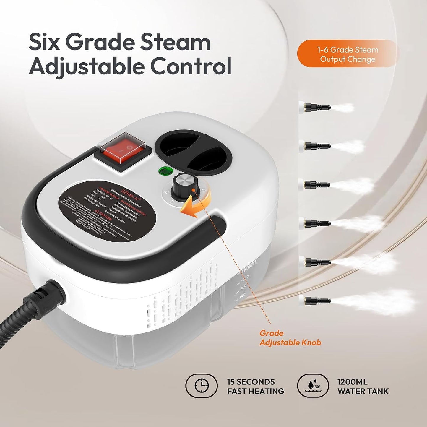 Portable Steam Cleaner | Multi-Surface Deep Cleaner Oman